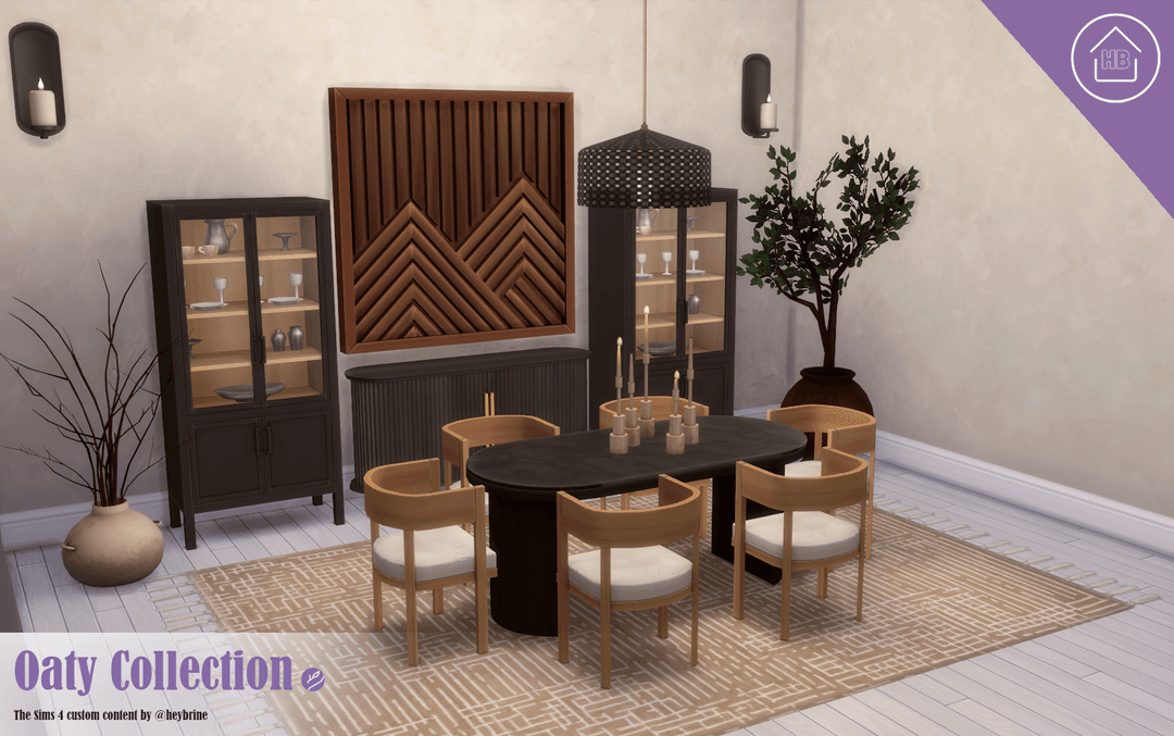 Галерея мода Набор для столовой Oaty Collection #3